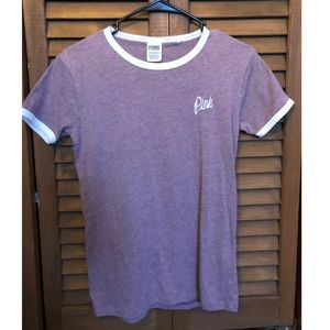 Pink/purple VS PINK crew tee shirt